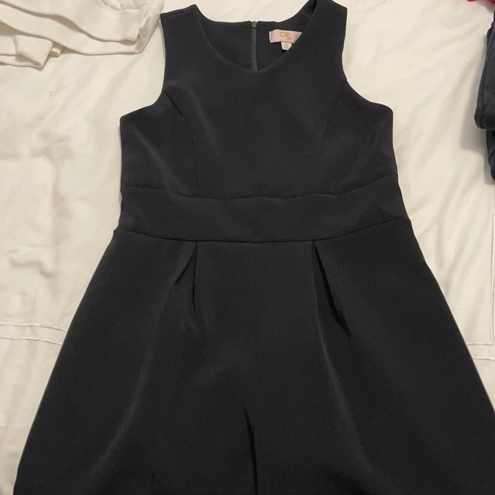 GB girls dressy black jumpsuit